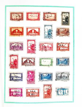 1849-1990, Collection de FRANCE obl. en un album dont