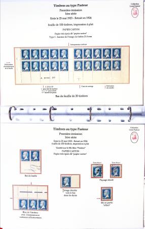 1924-1932, Etude sur la série PASTEUR en un classeur