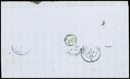 1864 (18 April) Envelope from  Odessa to Dinard/France,