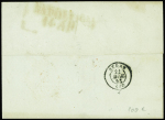 Lettre de Naples pour Sedan avec mention manuscrit