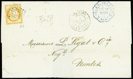 Col. Gen. N°13 OBL losange de points muet + CAD "R