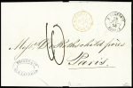 Lettre non affranchie avec CAD T15 "Alexandrie Egy