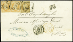 N°21 + 23, 2 lpièces, OBL GC 5080 + T15 "Alexandri