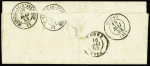 LST avec cursive "11 Peyreleau" + taxe 25 double-t