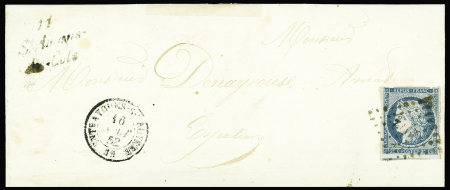 N°4 (pd) OBL PC 2972 + cursive "11 St Amans des Co