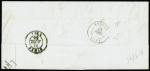 N°14 OBL PC 3123 + cursive "11 St Jean du Bruel" (