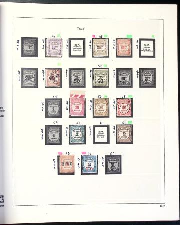 1849-2013, Collection de 20 classeurs Safe, avec section