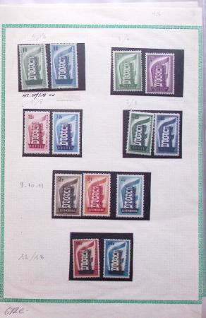 1956-2000, Several Europa collections showing the good