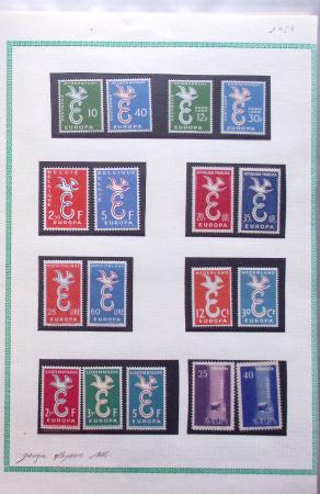 1956-2000, Several Europa collections showing the good