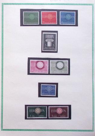 1956-2000, Several Europa collections showing the good