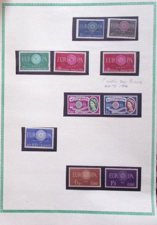 1956-2000, Several Europa collections showing the good