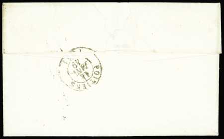 Maine-et-Loire : n°3 OBL grille + T15 Angers (13 janv 49 - bonne date) sur lettre pour Poitiers. B