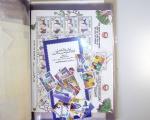 Timbres surchargés "Spécimen", "Muster" et "Muestra" du monde entier dans une chemise souple bleue. Lot substantiel. TB