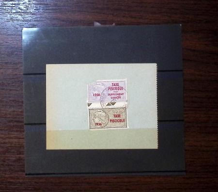 FISCAUX 1850-1940 Un bel ensemble de timbres fiscaux