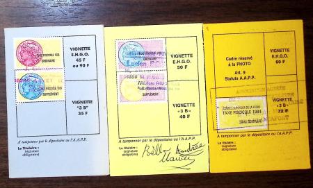 FISCAUX 1850-1940 Un bel ensemble de timbres fiscaux