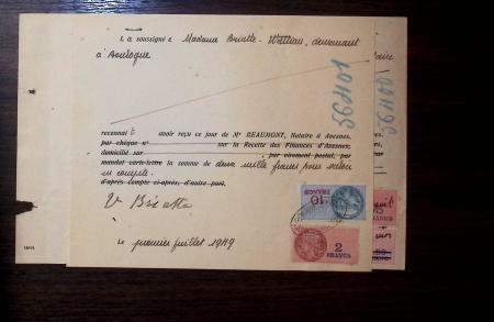 FISCAUX 1850-1940 Un bel ensemble de timbres fiscaux