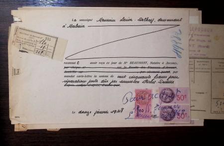 FISCAUX 1850-1940 Un bel ensemble de timbres fiscaux
