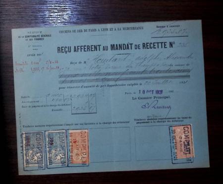 FISCAUX 1850-1940 Un bel ensemble de timbres fiscaux