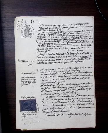 FISCAUX 1850-1940 Un bel ensemble de timbres fiscaux