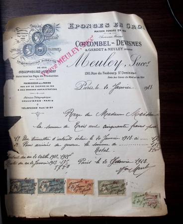 FISCAUX 1850-1940 Un bel ensemble de timbres fiscaux