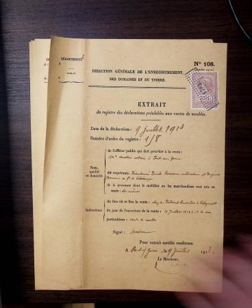 FISCAUX 1850-1940 Un bel ensemble de timbres fiscaux