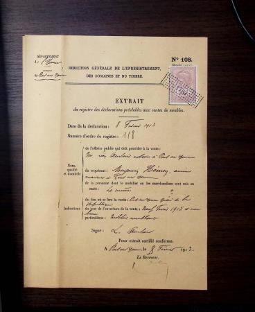 FISCAUX 1850-1940 Un bel ensemble de timbres fiscaux