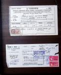 FISCAUX 1850-1940 Un bel ensemble de timbres fiscaux