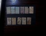 FISCAUX 1850-1940 Un bel ensemble de timbres fiscaux
