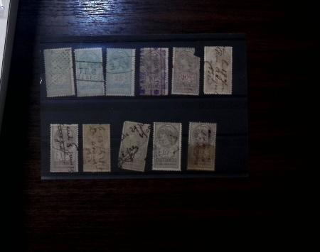 FISCAUX 1850-1940 Un bel ensemble de timbres fiscaux
