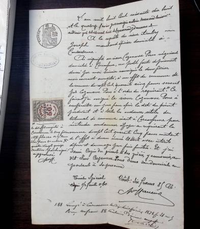 FISCAUX 1850-1940 Un bel ensemble de timbres fiscaux