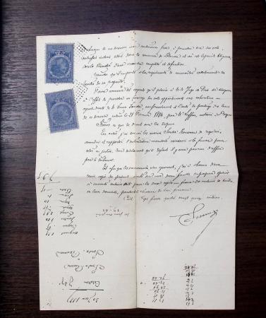 FISCAUX 1850-1940 Un bel ensemble de timbres fiscaux