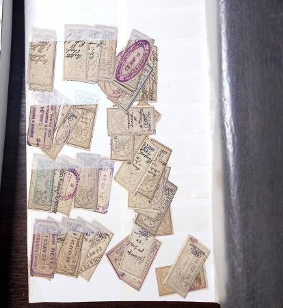 FISCAUX 1850-1940 Un bel ensemble de timbres fiscaux