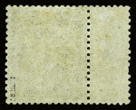 N°84 Exceptionnel 1c noir s. bleu de Prusse, neuf *
