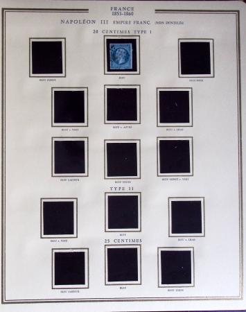 1900-1989, Collection de timbres neufs de France en