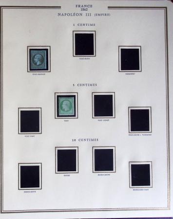 1900-1989, Collection de timbres neufs de France en