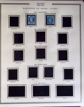 1900-1989, Collection de timbres neufs de France en