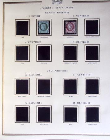 1900-1989, Collection de timbres neufs de France en