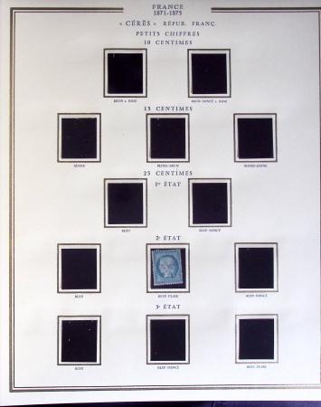 1900-1989, Collection de timbres neufs de France en
