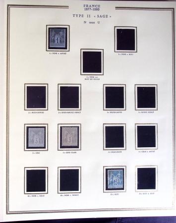 1900-1989, Collection de timbres neufs de France en