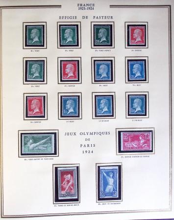 1900-1989, Collection de timbres neufs de France en