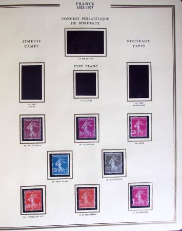 1900-1989, Collection de timbres neufs de France en