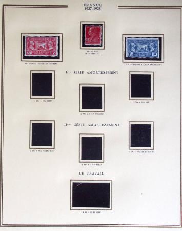 1900-1989, Collection de timbres neufs de France en
