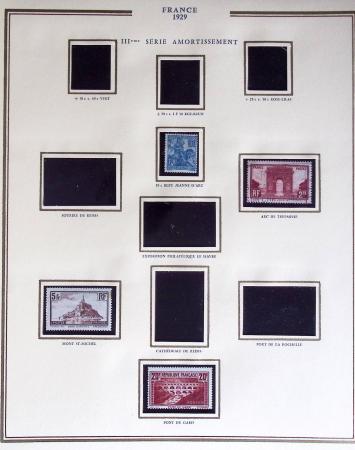 1900-1989, Collection de timbres neufs de France en