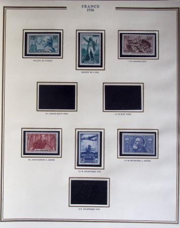 1900-1989, Collection de timbres neufs de France en