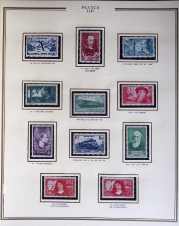 1900-1989, Collection de timbres neufs de France en