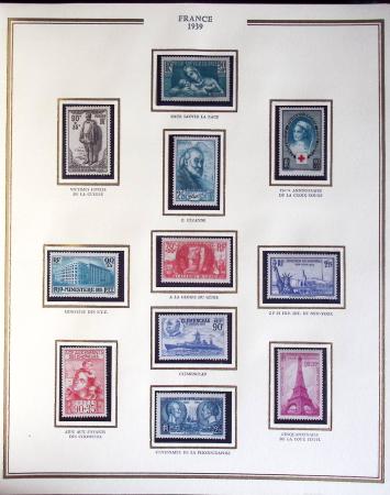 1900-1989, Collection de timbres neufs de France en