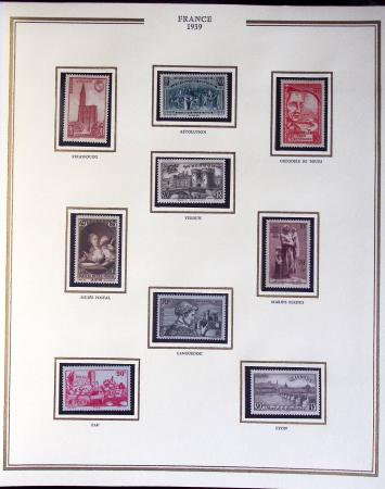 1900-1989, Collection de timbres neufs de France en