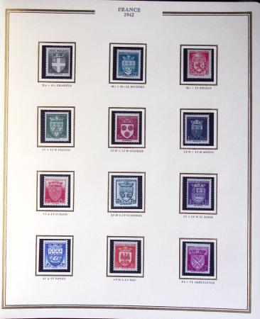 1900-1989, Collection de timbres neufs de France en