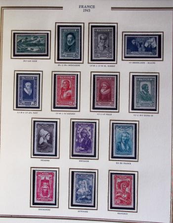 1900-1989, Collection de timbres neufs de France en
