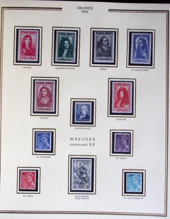 1900-1989, Collection de timbres neufs de France en